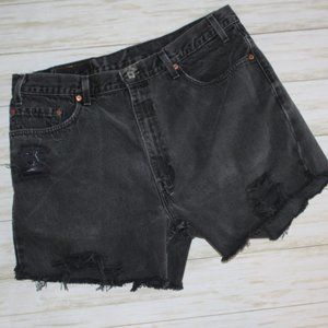 Vintage Cut Off LEVI's 505 Shorts 38 High RISE